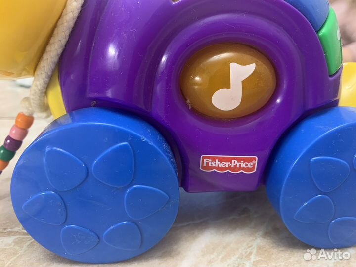 Улитка fisher price музыкальная игрушка