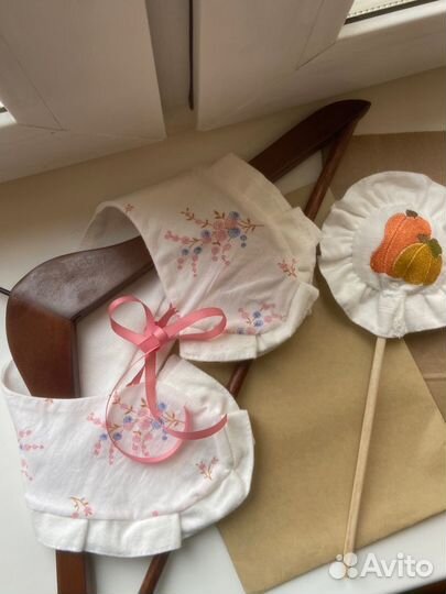 Накладной воротничок детский / вышивка/ handmade