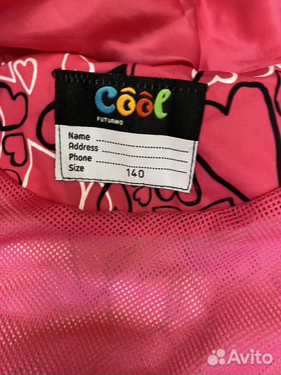 Ветровка для девочки 140