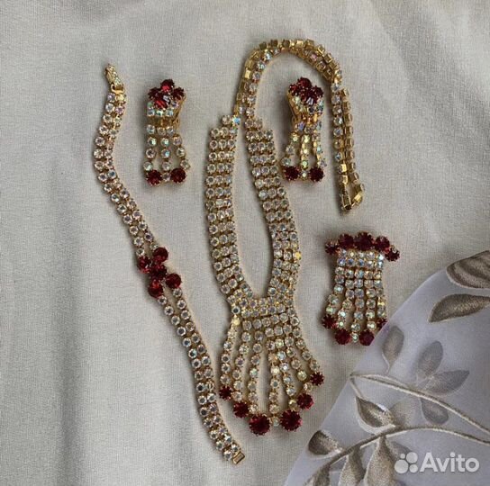 Винтажный гарнитур Яблонекс Чехословакия