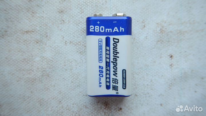 Аккумулятор батарейки Ni-Mh Крона 9,6в