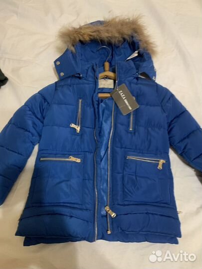 2 курткина зима на мальчика на от 4 -6 лет
