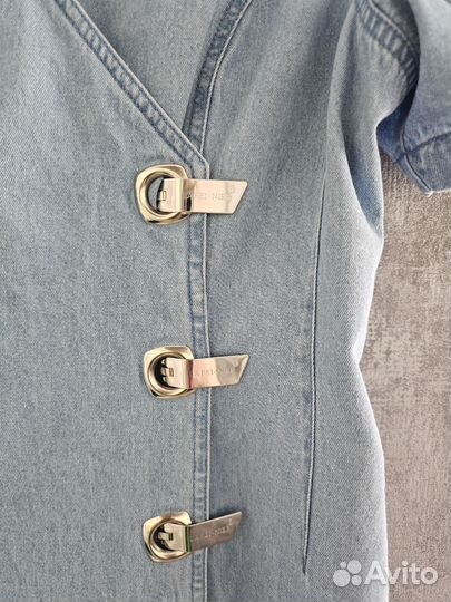 Платье джинсовое,сарафан 46 б/у