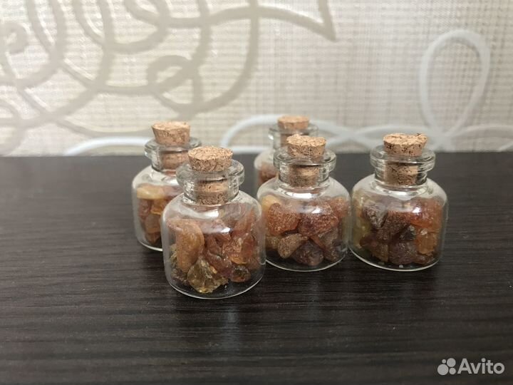 Янтарь бутылочка