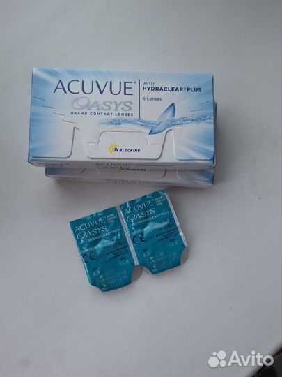 Контактные линзы acuvue oasys -3.00