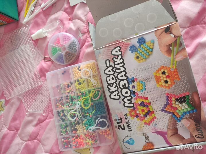 Аквамозаика, пазлы, набор браслетов