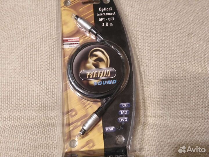 Оптический аудиокабель Profigold Tos - Tos