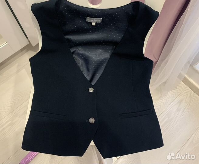 Школьная форма жилет и юбка