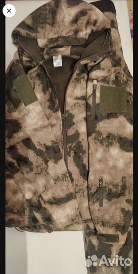 Тактический костюм softshell мох
