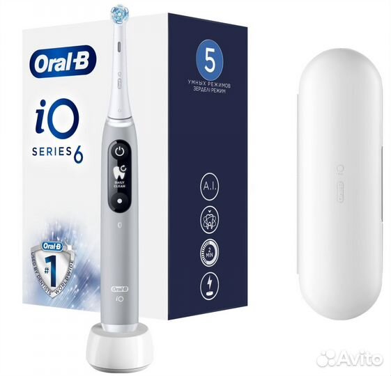 Электрическая зубная щетка Braun iOM6.1A6.1K Grey