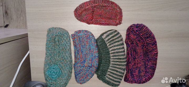 Следки вязаные ручной работы)