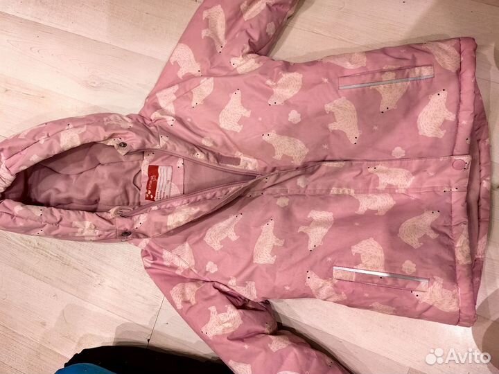 Зимние комбинезоны и куртки 104-116