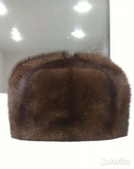 Норковая шапка мужская