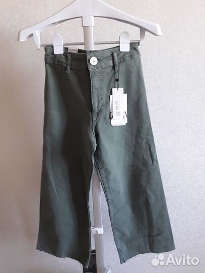 Джинсовые брюки на девочку