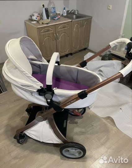 Коляска 3 в 1hot mom
