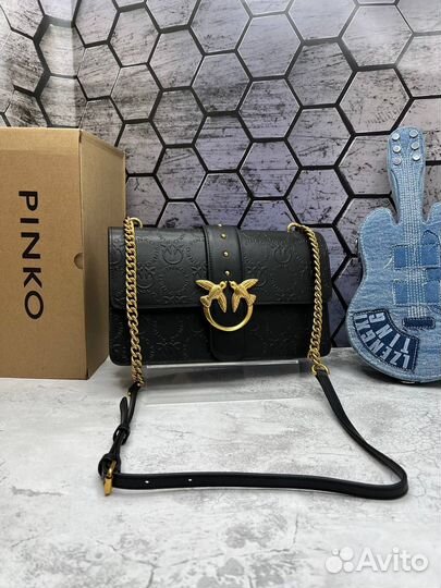 Клатч pinko натуральная кожа