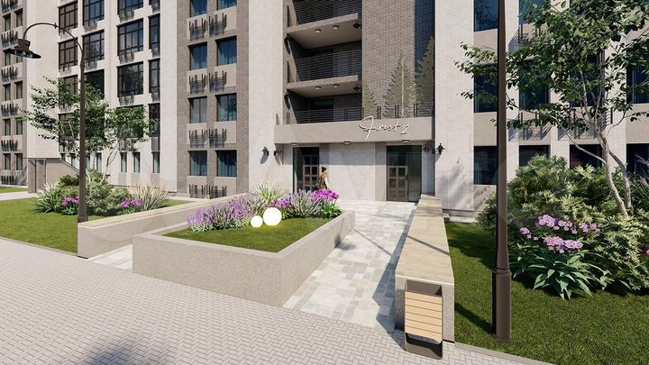 2-к. квартира, 66,6 м², 5/10 эт.