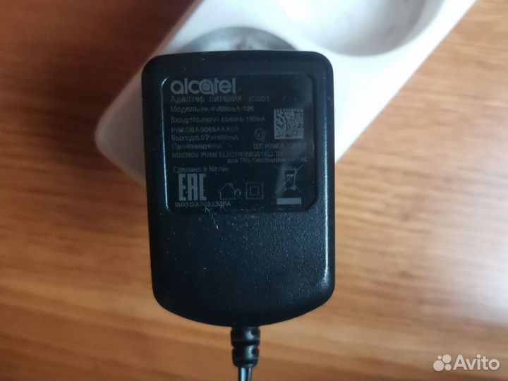 Адаптер microusb 5V 550mA Alcatel