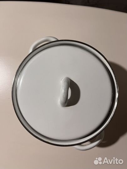 Кастрюля эмалированная, 1 л