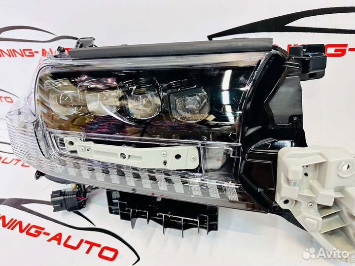 Фары Toyota Land Cruiser с 2016 года стиль Lexus 4