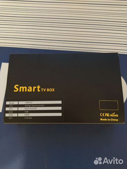 Новая смарт тв приставка A95X F3 4/64