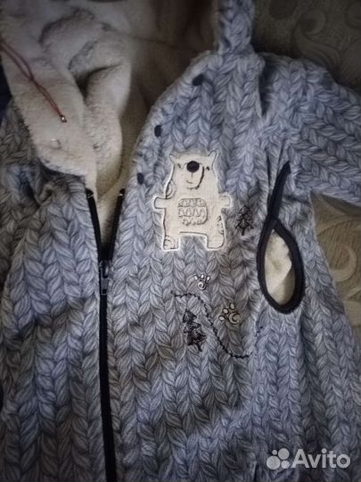 Теплый конверт в коляску и человечки пакетом