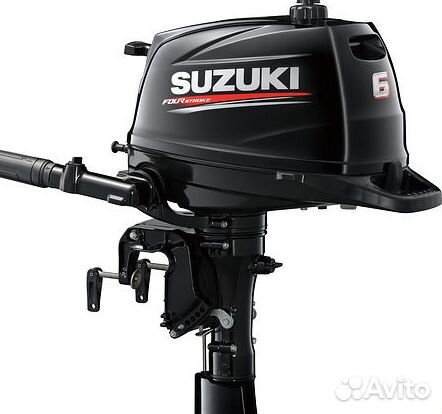 Лодочный мотор suzuki DF6AS черный