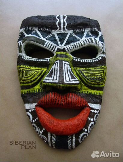 Африканская этническая маска 