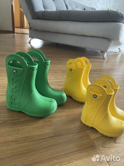 Резиновые сапоги crocs