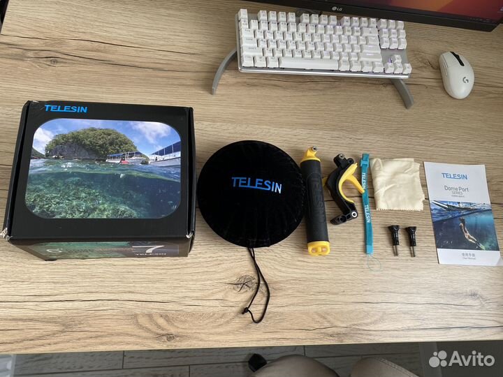 Купол-сфера Telesin Dome Port для GoPro 5/6/7