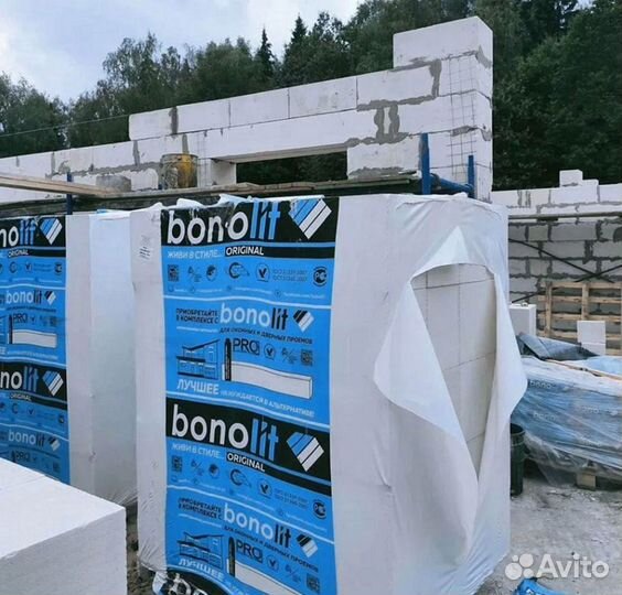 Газосиликатные блоки Bonolit