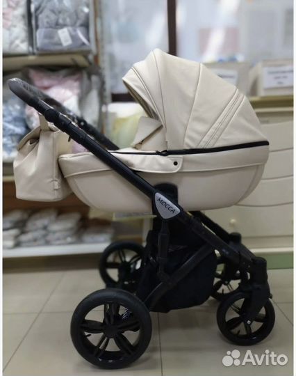 Коляска verdi mocca 3 в 1 эко кожа