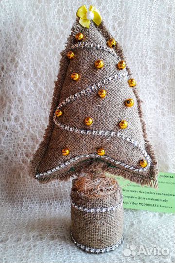 Елка новогодняя ручной работы