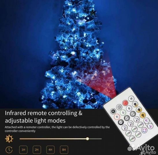 Умная гирлянда WiFi Tuya 10m