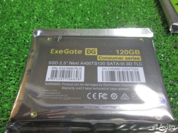 Новые SSD диски 120Gb, с гарантией