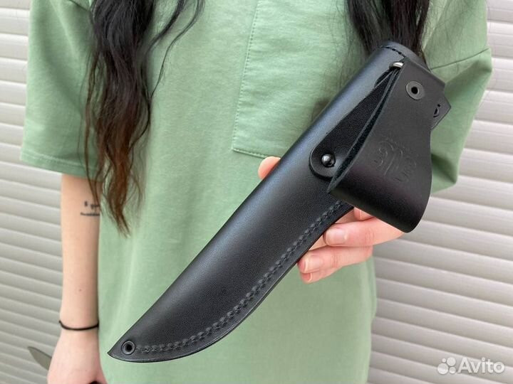 Нож охотничий, дамасская сталь арт. 15