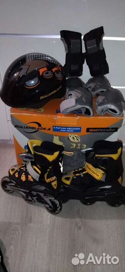 Роликовые коньки rollerblade детские (microcube 8)