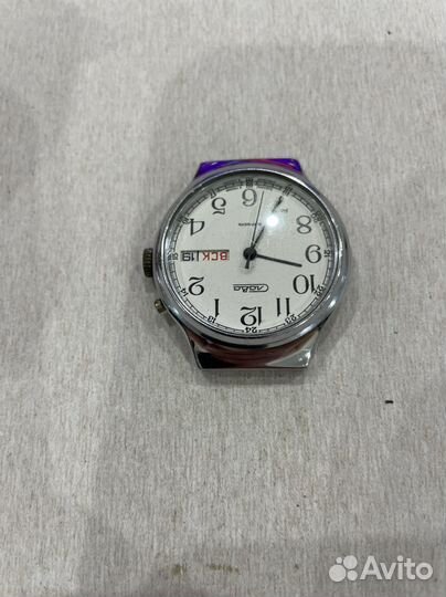 Наручные часы Слава календарь СССР