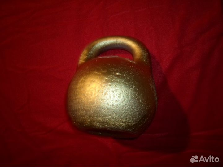 Гиря 16/1пуд Старая,Поверка 2 клейма Реставриров