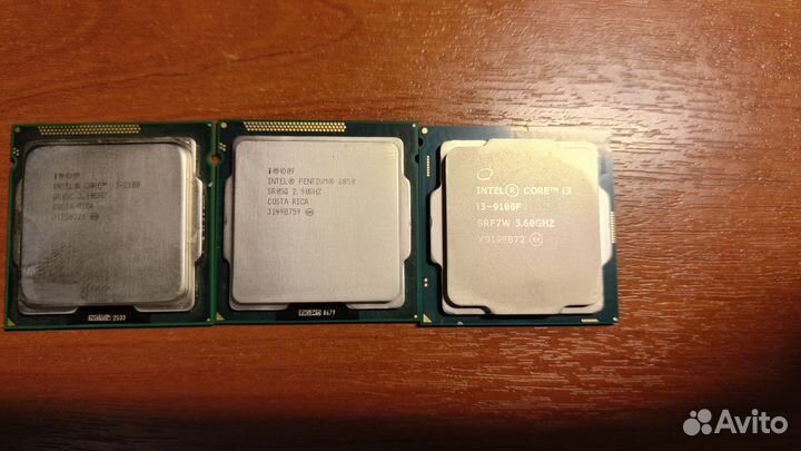 Процессоры Intel Pentium и Core i3