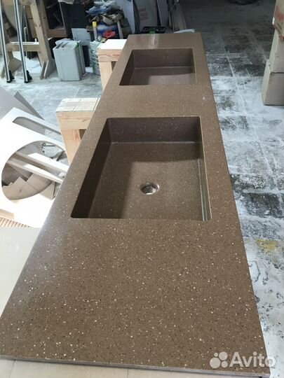 Столешница с раковинами