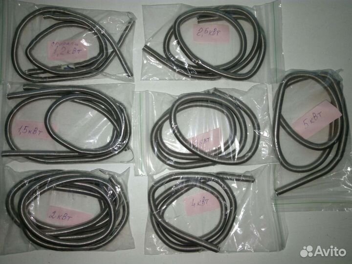 Спирали для бытовых электроплиток