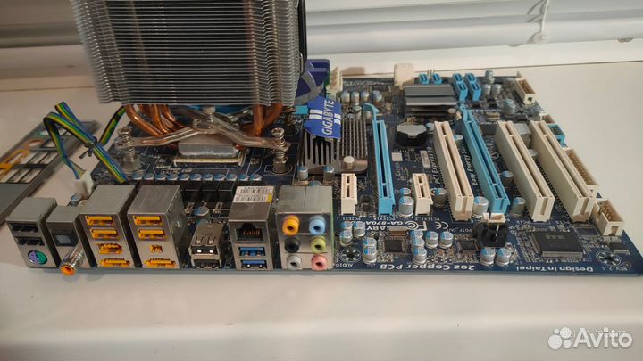 Материнская плата + Процессор + Куллер + озу