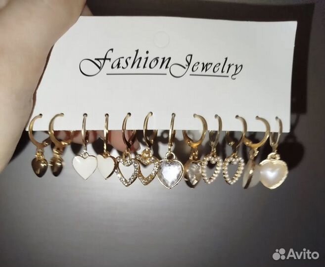 Серьги бижутерия