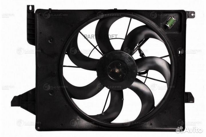 Вентилятор двигателя KIA Sorento (09) 2.4i (с кожу