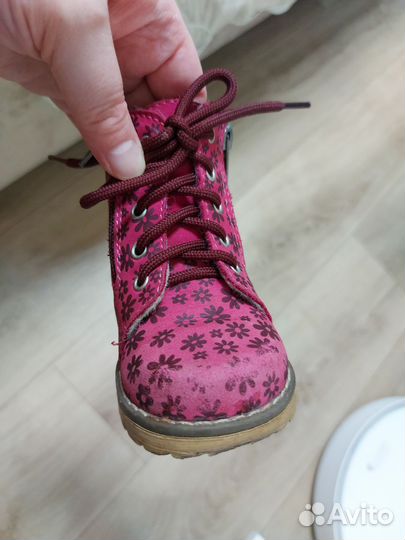 Ботинки демисезонные для девочки 20