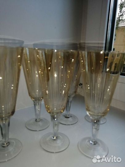 Фужеры хрустальные СССР