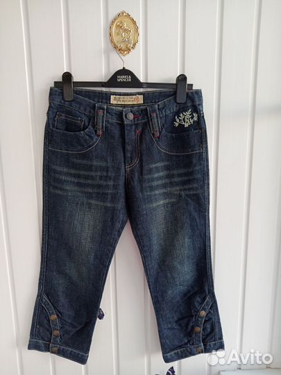 Бриджи джинсовые женские MSN 46 48