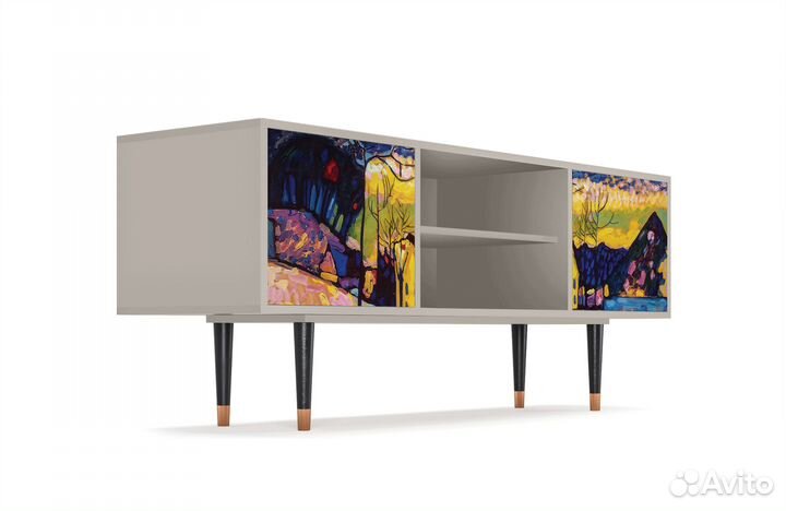 Тв-тумба T2 - Сатин - Winter Landscape