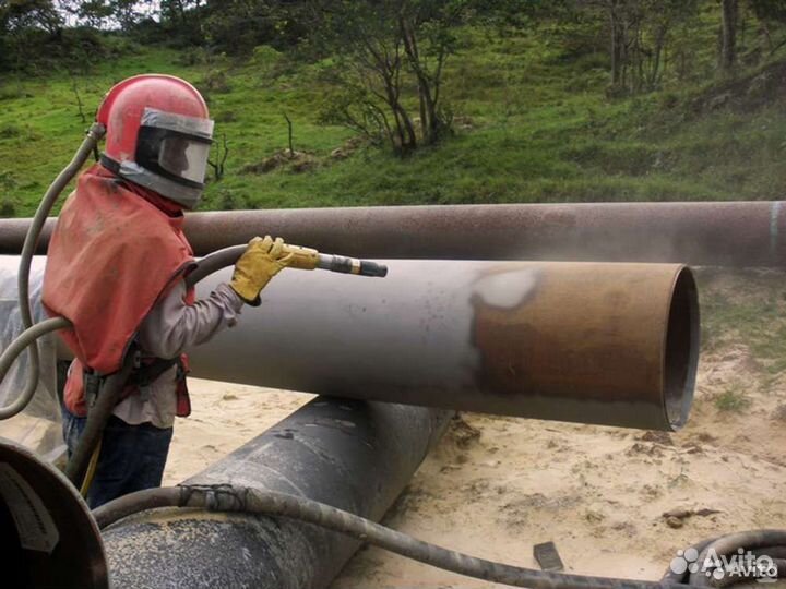 Пескоструйная обработка/очистка с выездом-Покраска